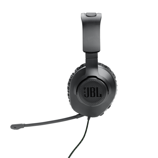 JBL Quantum 100X Console - Black - Wired over-ear gaming headset with a detachable mic - Left